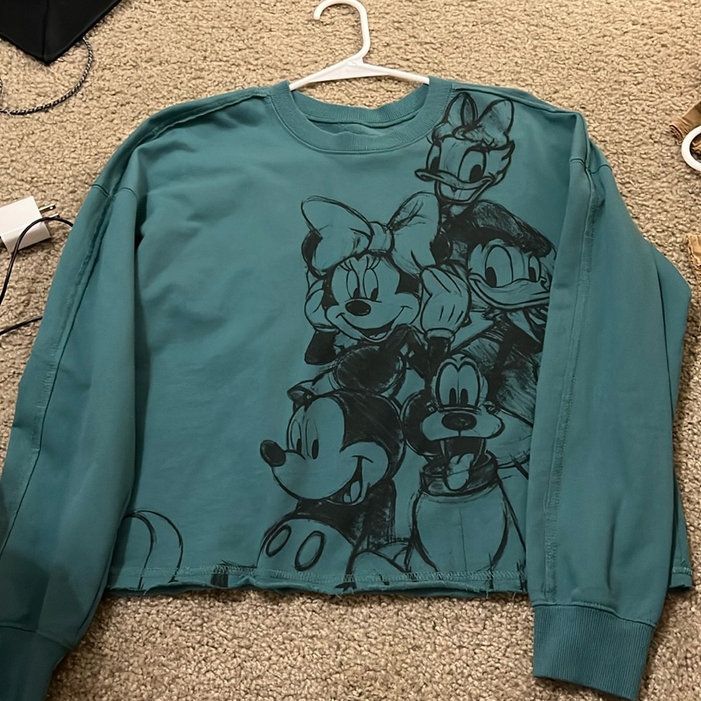 Womens Mickey Mouse crewneck